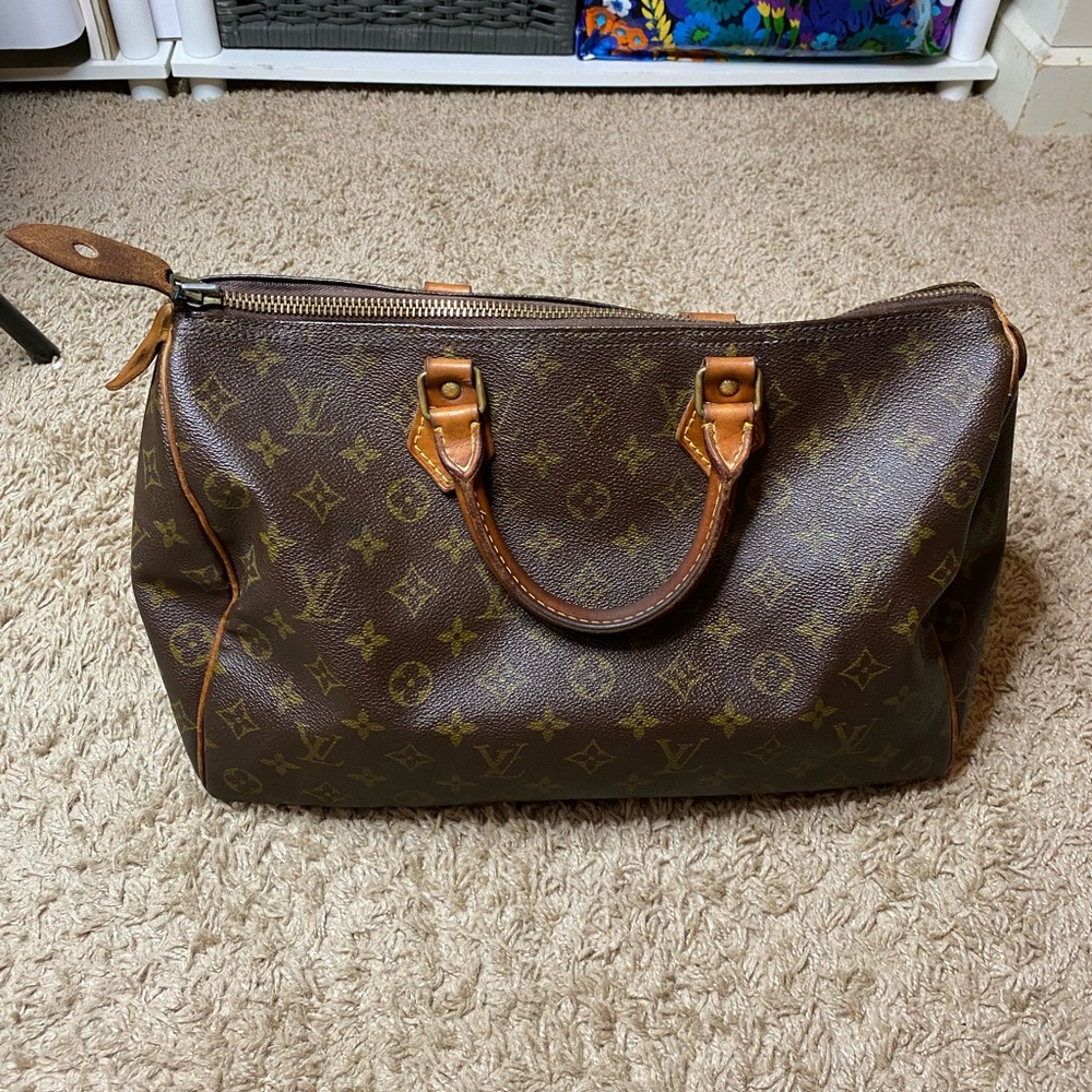 Louis Vuitton Vintage Speedy 35 Monogram Purse